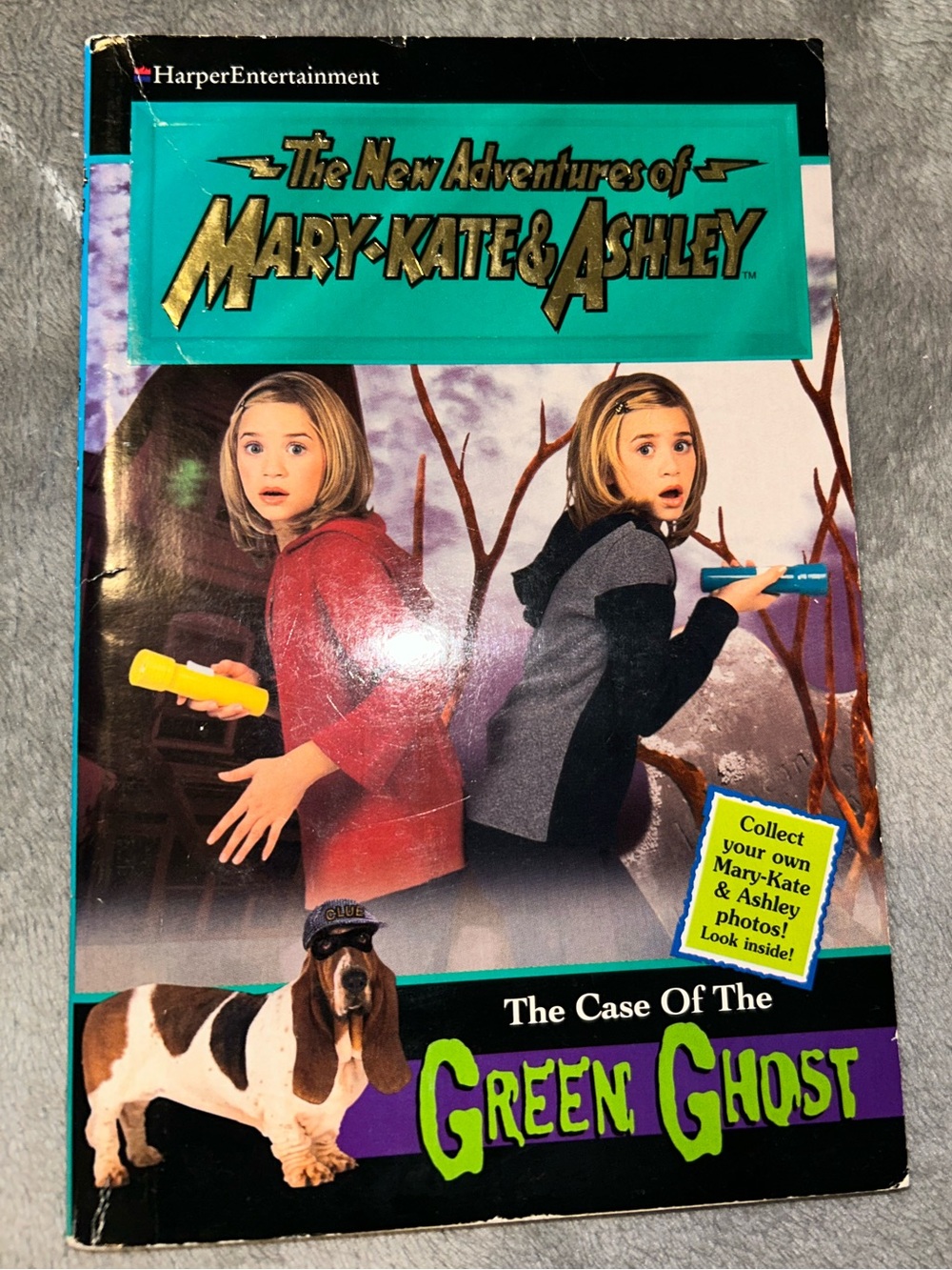 Mary-Kate And Ashley: The Case Of The Green Ghost, Paperback, First Print, 1999